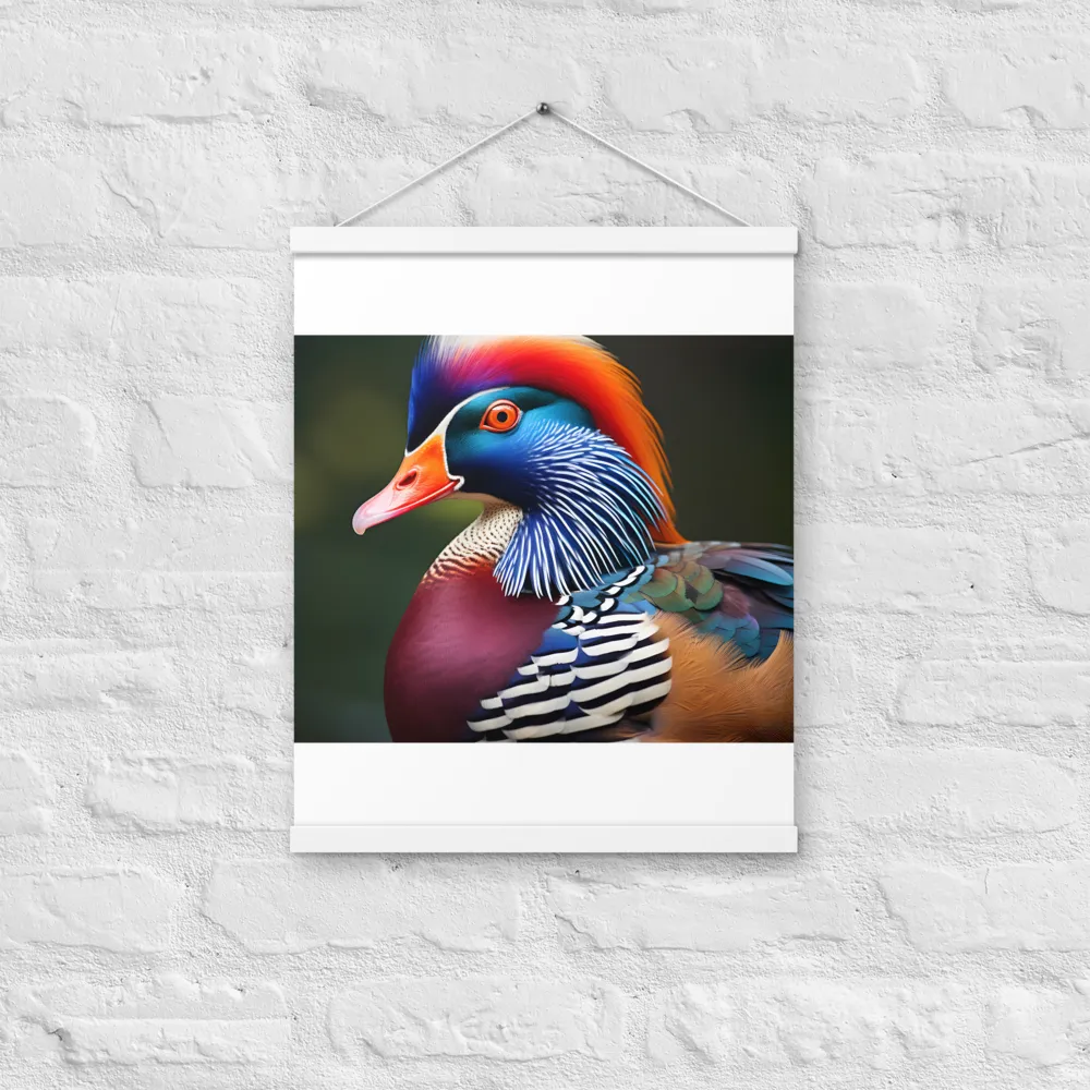 The Majestic Mandarin | Poster With White Wood Hanger | 16″×20″