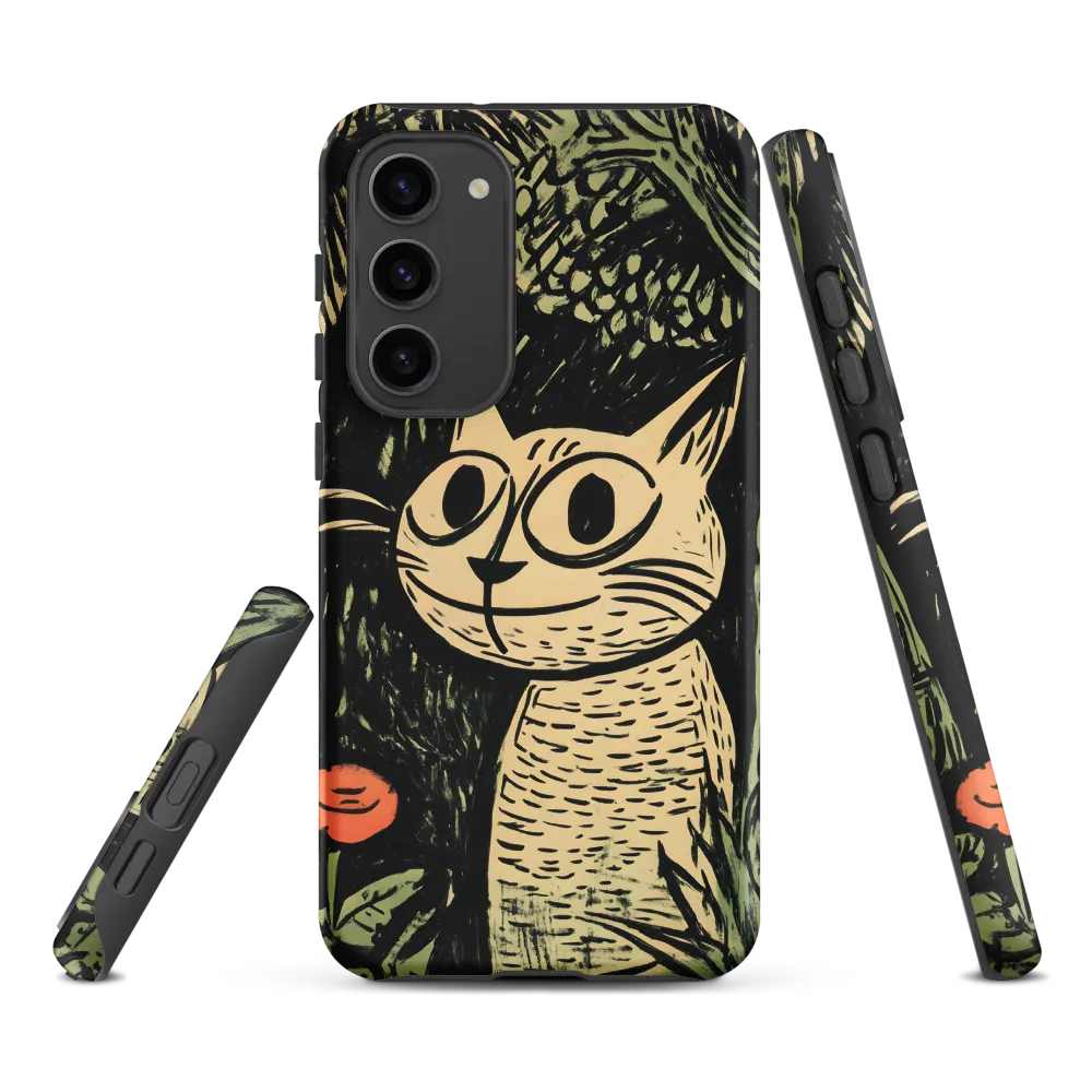 Whimsical Cat in the Forest