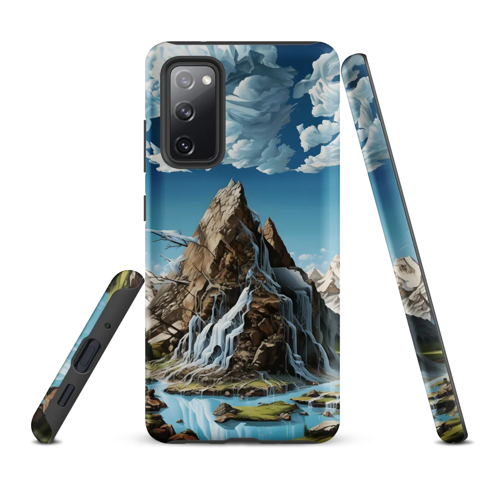 Majestic Cascade: A Mountain Masterpiece