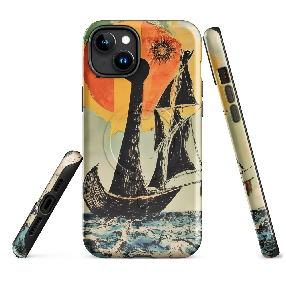 Sailing into the Surreal | Phone Case |  15 Plus | MagSafe® Tough Case | Glossy