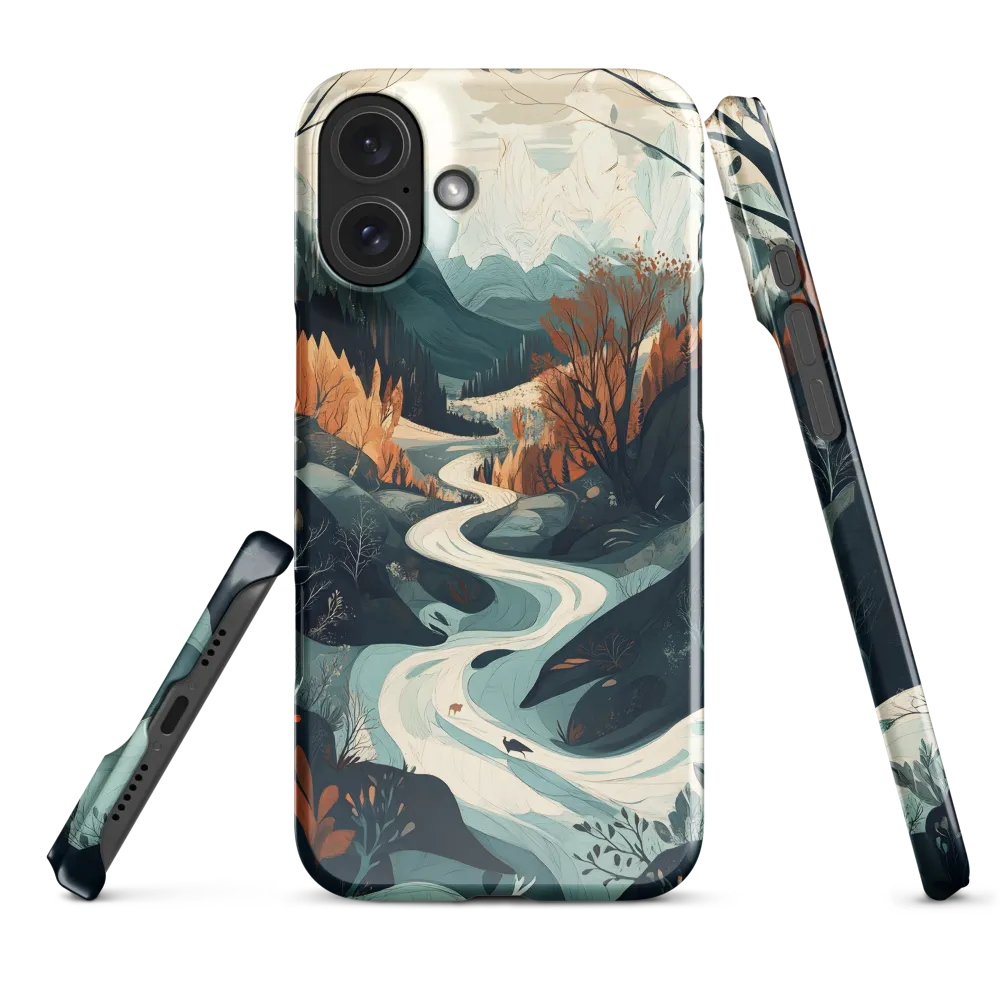 Winding Serenity: A Digital Landscape