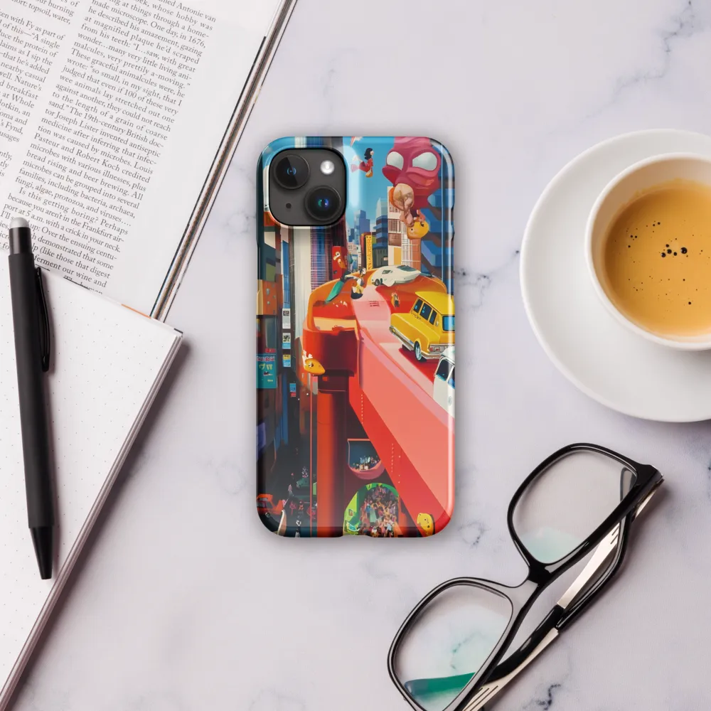 Urban Whimsy: A Colorful Cityscape
