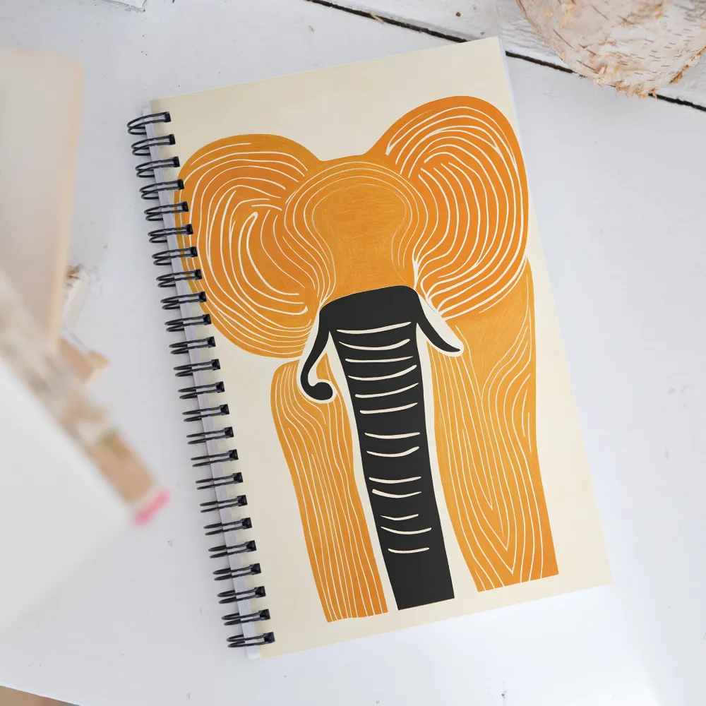 Elegance of the Elephant | Spiral Notebook