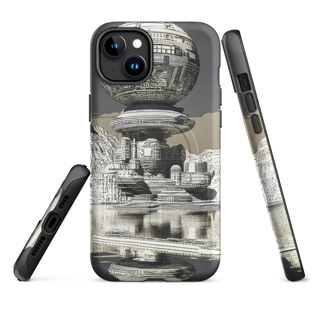 Reflections of a Futuristic Dreamscape | Phone Case |  15 Plus | MagSafe® Tough Case | Matte