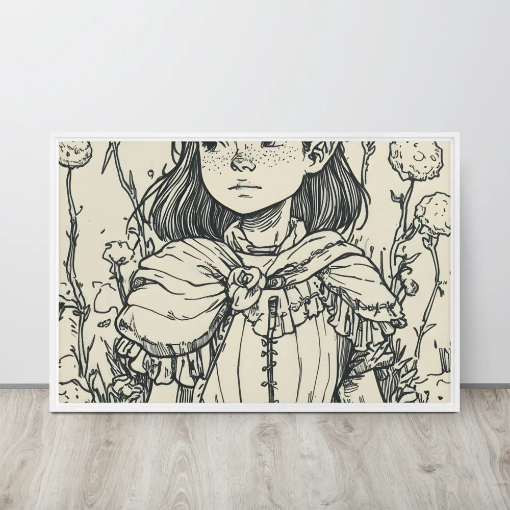 A Young Guardian of Nature | Canvas with White Frame | 24″×36″