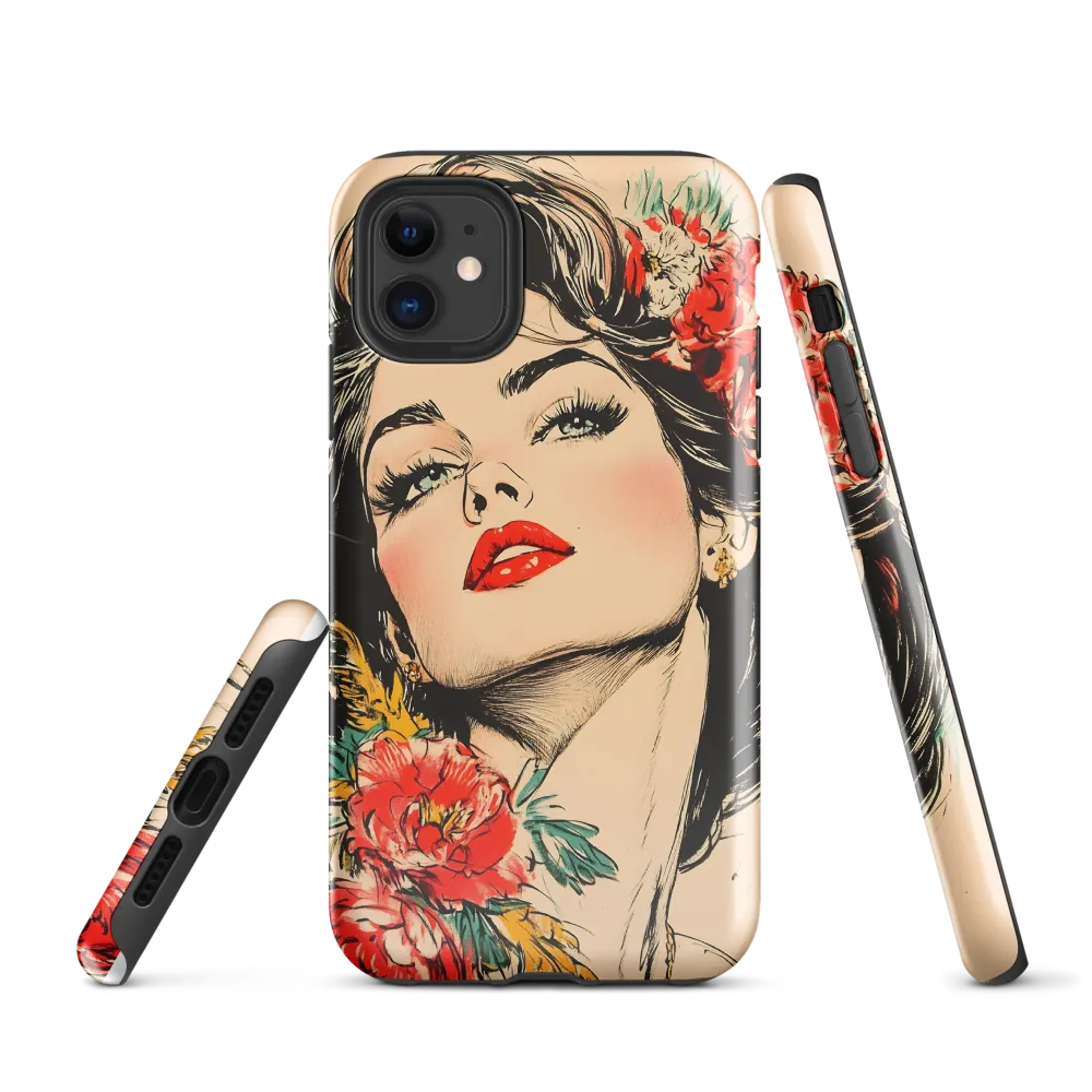 Radiance in Red: A Portrait of Elegance