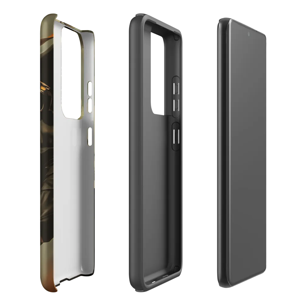 Ethereal Explorer: The Enigmatic Astronaut | Phone Case |  S21 Ultra | Tough Case | Matte