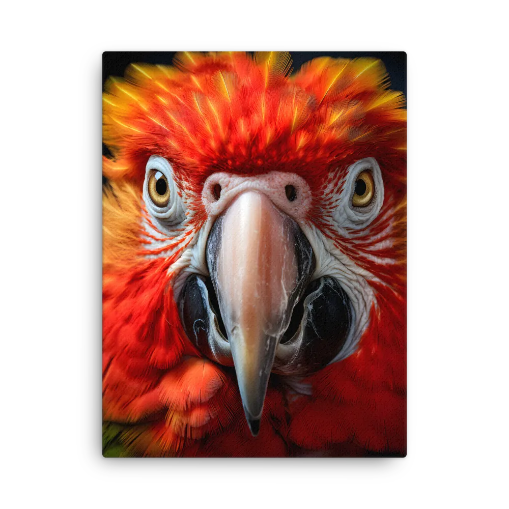 The Fiery Gaze of the Parrot