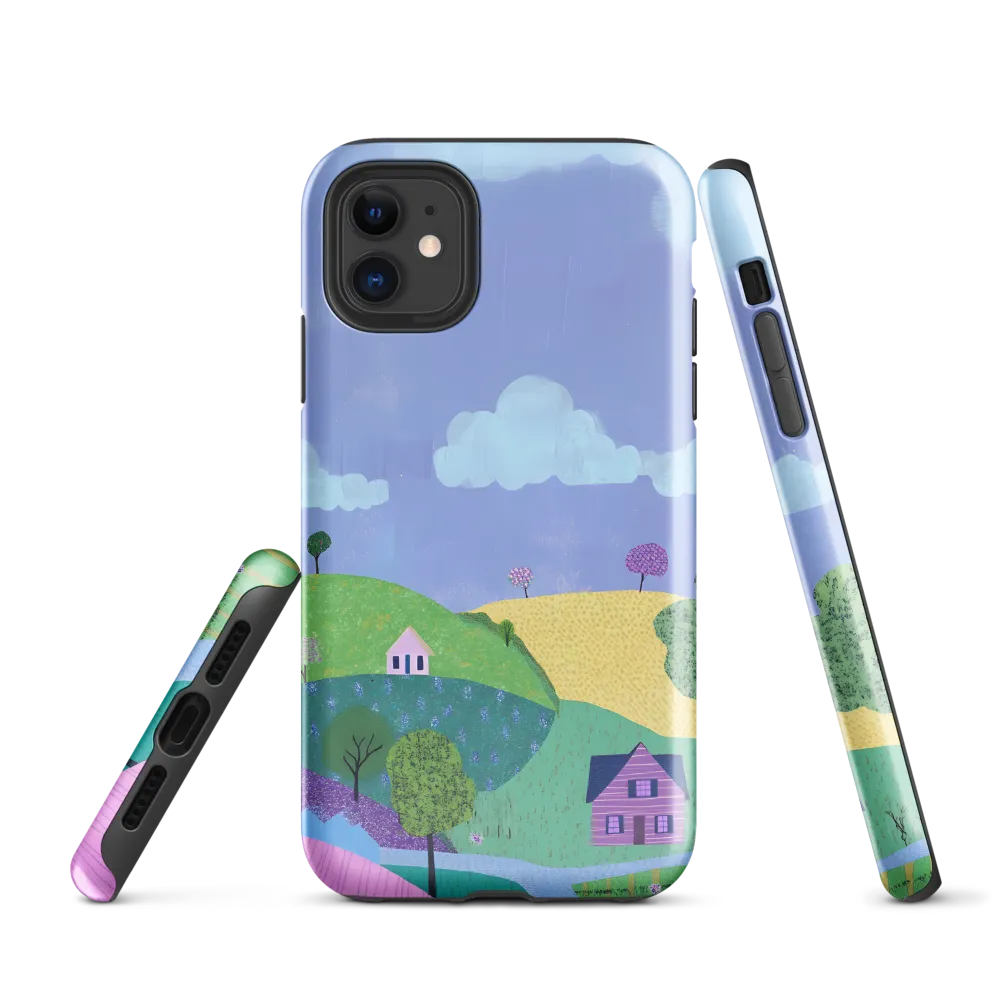 Whimsical Hills and Quaint Homes