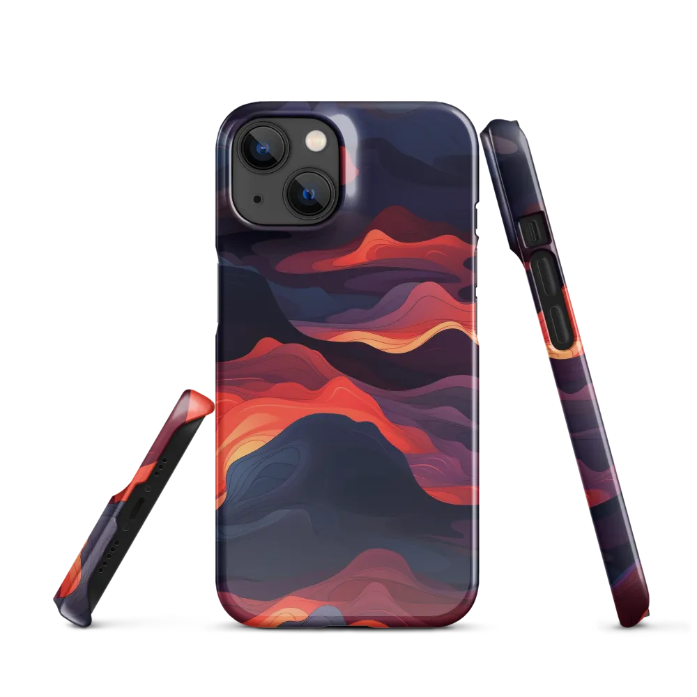 Ethereal Waves of Color | Phone Case |  14 | Snap Case | Glossy