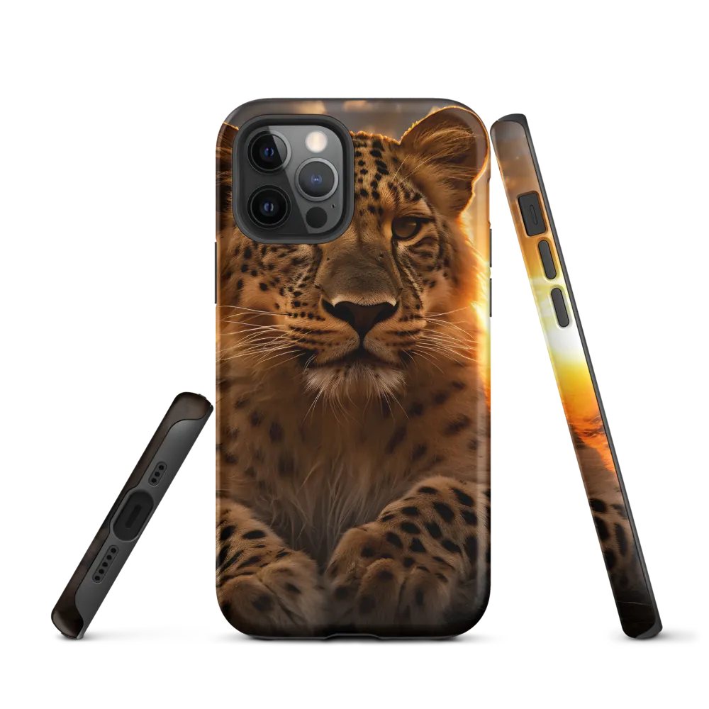 Regal Presence: The Leopard at Sunset