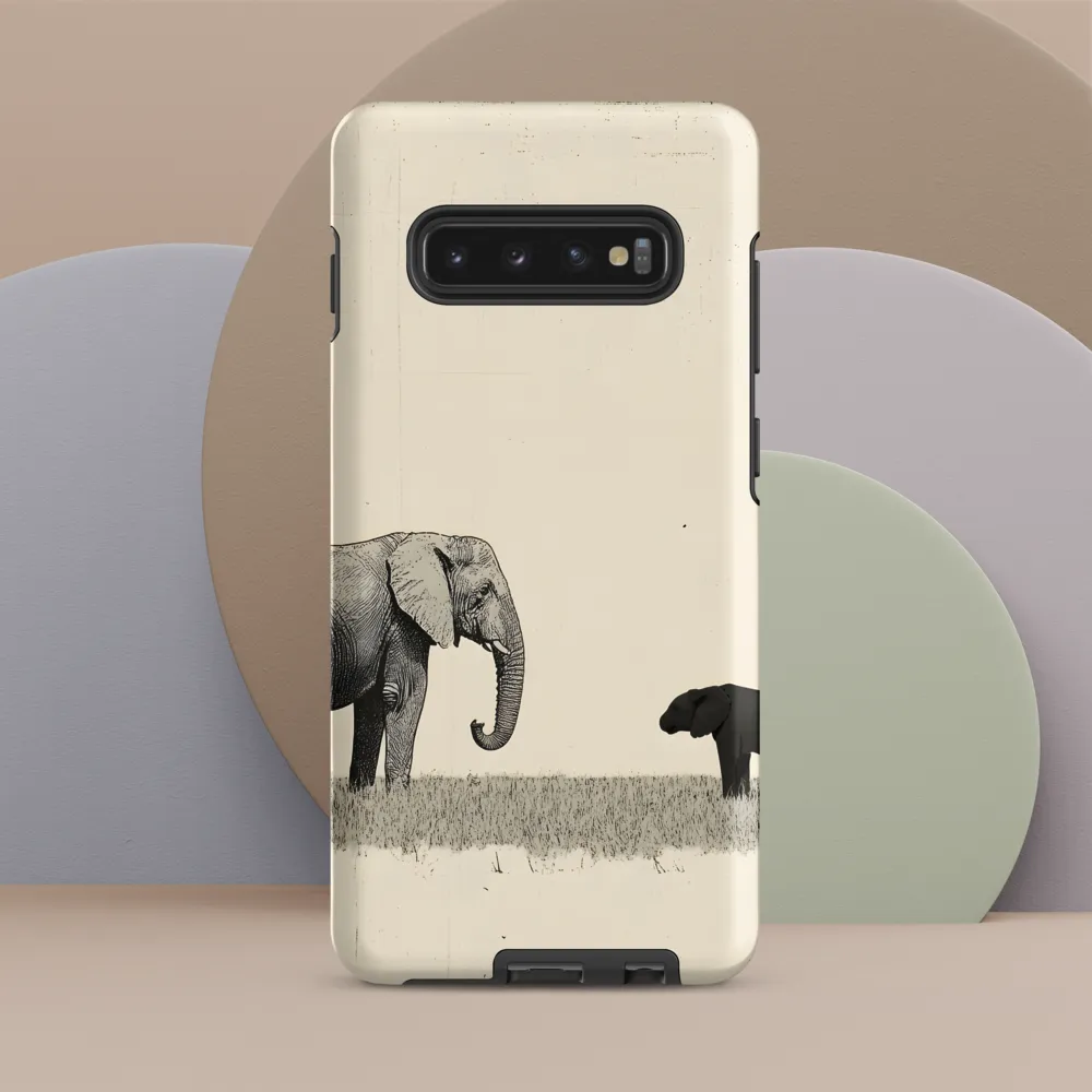 Contrasting Companions | Phone Case |  S10 Plus | Tough Case | Matte