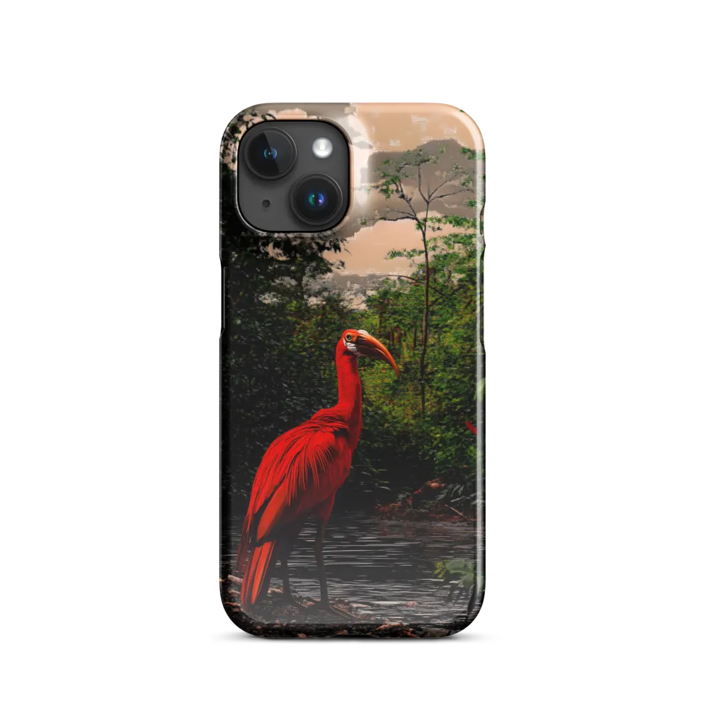 Enigmatic Elegance: The Scarlet Observer