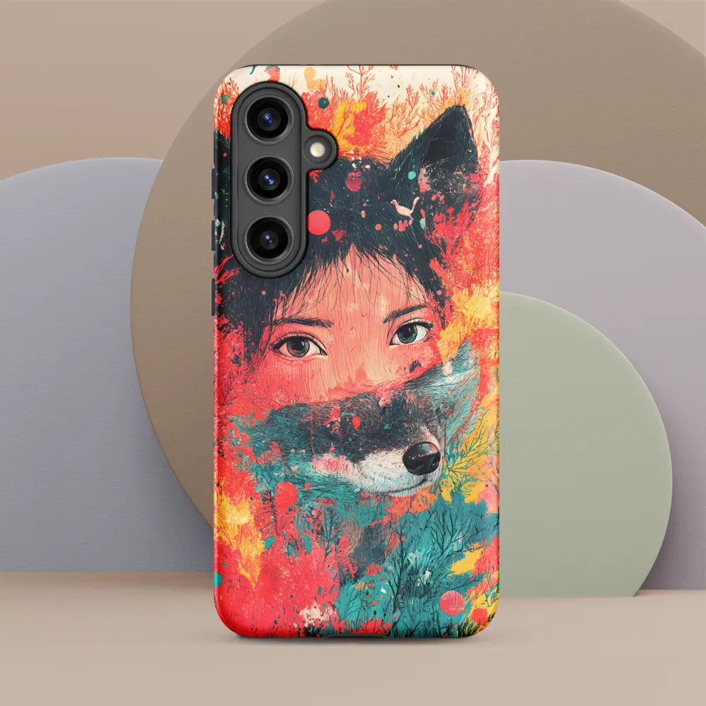 Harmony of Spirit: Girl and Wolf