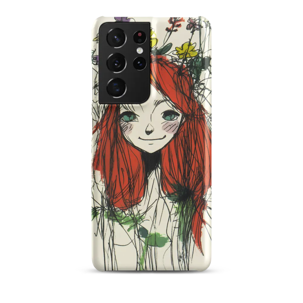 Whimsical Floral Portrait