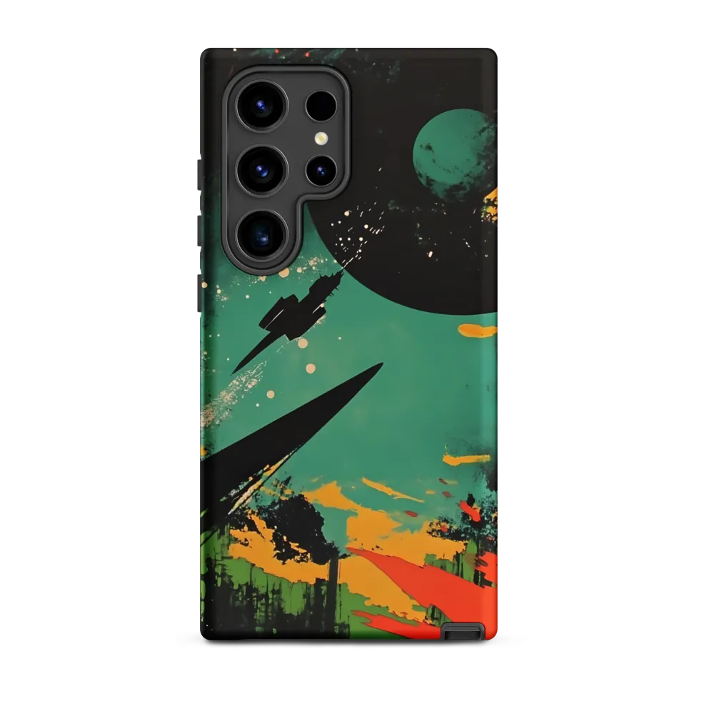 Journey Through the Cosmic Canvas | Phone Case |  S24 Ultra | Tough Case | Matte