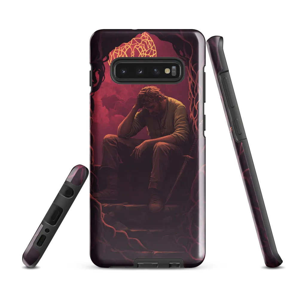 In the Depths of Contemplation | Phone Case |  S10 Plus | Tough Case | Glossy