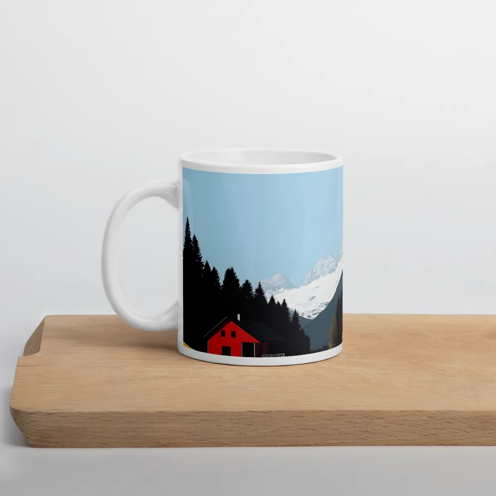 The Tranquil Retreat | Mug with White inside | 11 oz