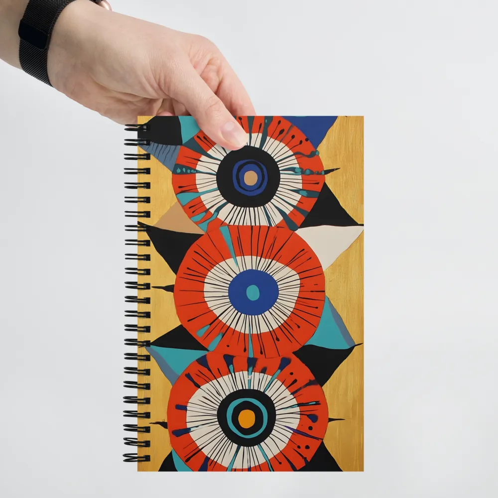 Vibrant Concentric Harmony | Spiral Notebook