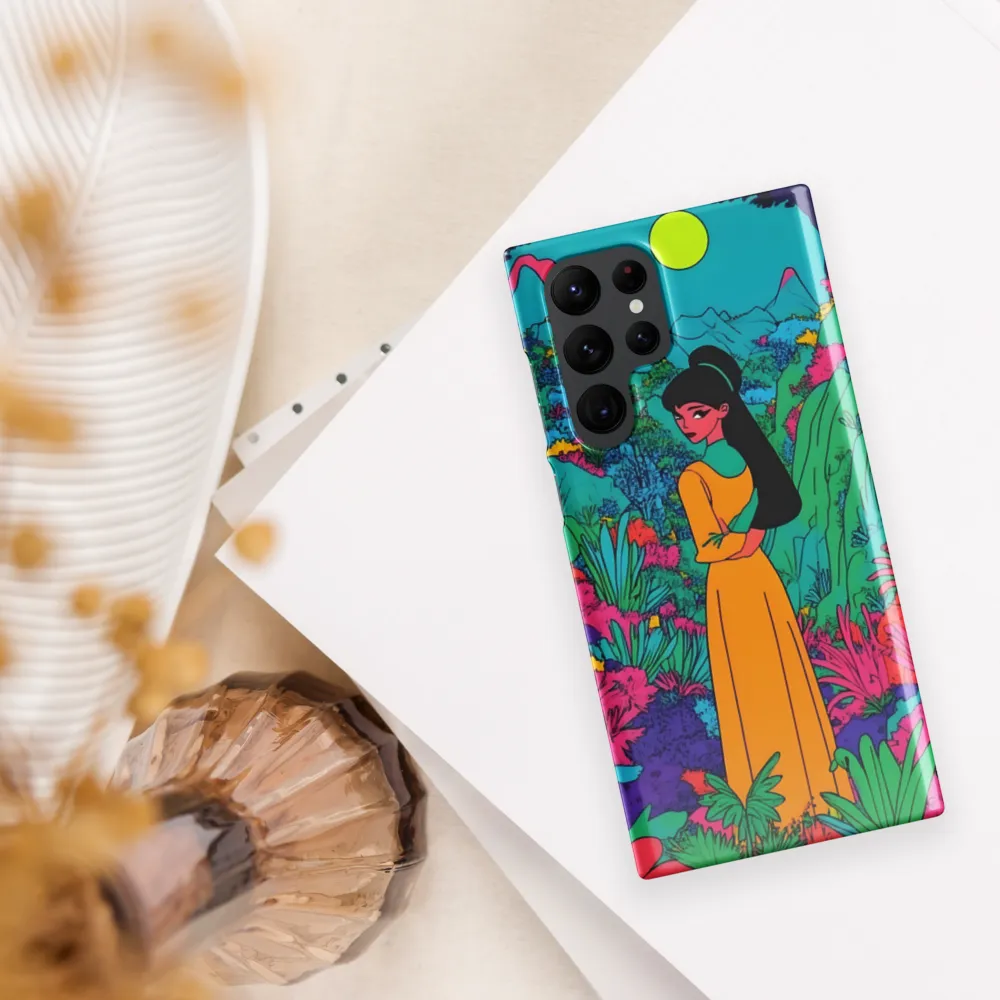 Ethereal Serenity in a Psychedelic Landscape