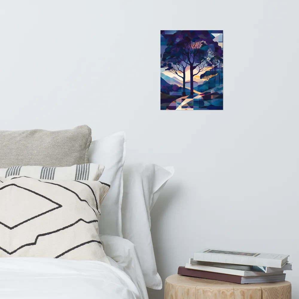 Tranquil Geometry: A Journey Through Color | Poster | 11″×14″