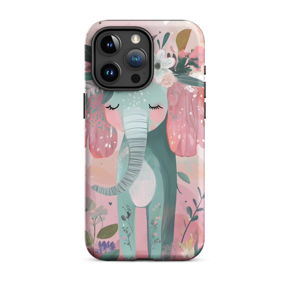 Whimsical Elephant in Bloom