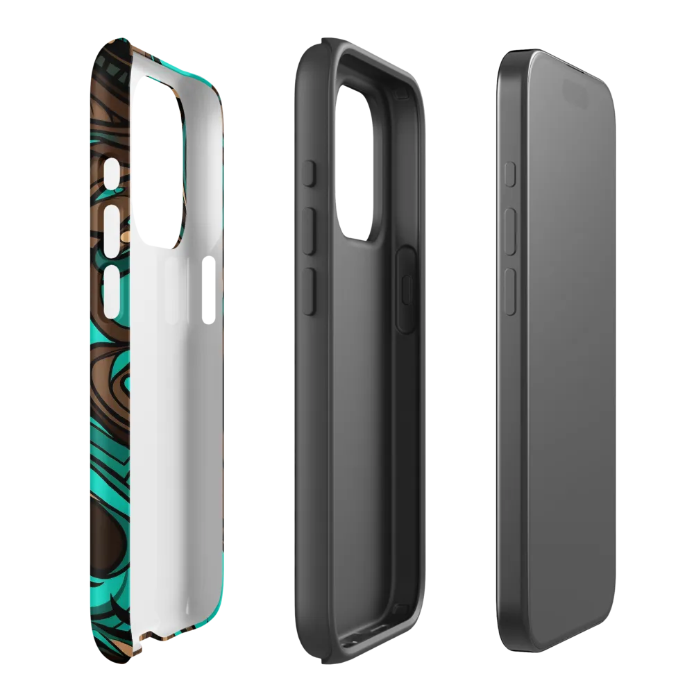 Fluctuating Currents | Phone Case |  15 Pro | Tough Case | Matte
