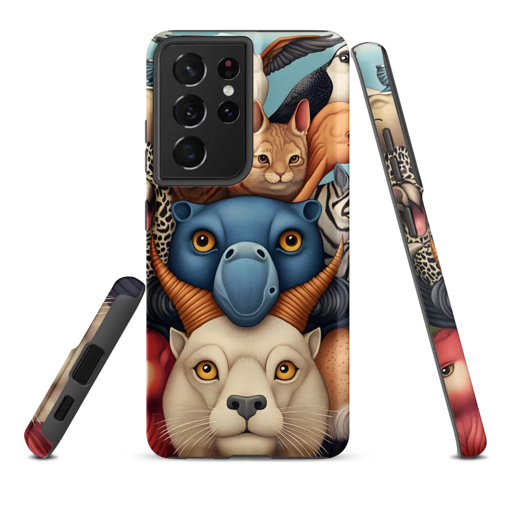 Harmonious Echoes of Wildlife | Phone Case |  S21 Ultra | Tough Case | Matte