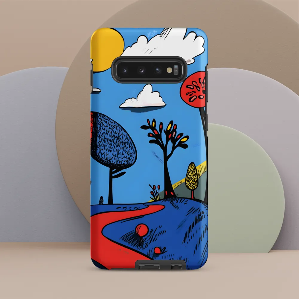 A Playful Journey Through Whimsical Woods | Phone Case |  S10 Plus | Tough Case | Matte