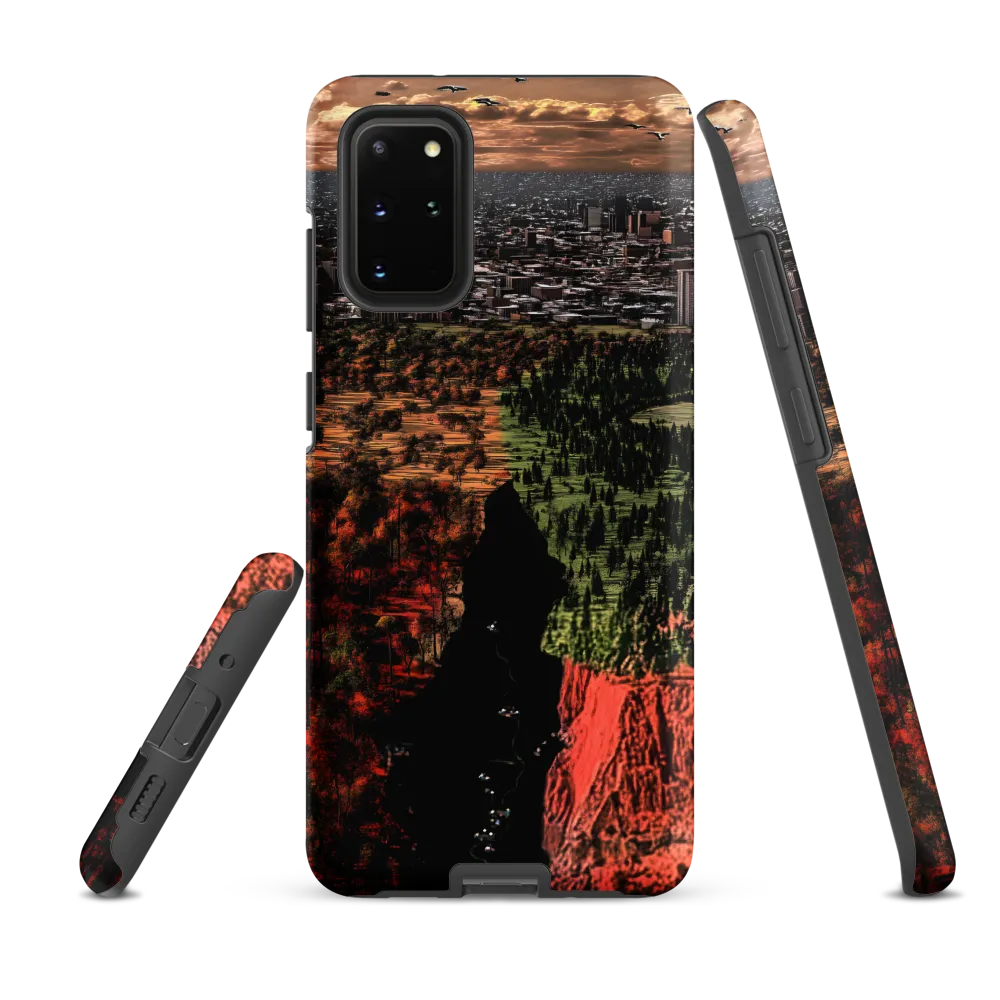 Harmony and Dissonance: A Landscape of Contrasts | Phone Case |  S20 Plus | Tough Case | Matte
