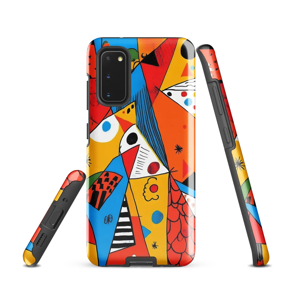 Geometric Playground: A Colorful Journey Through Abstract Landscapes