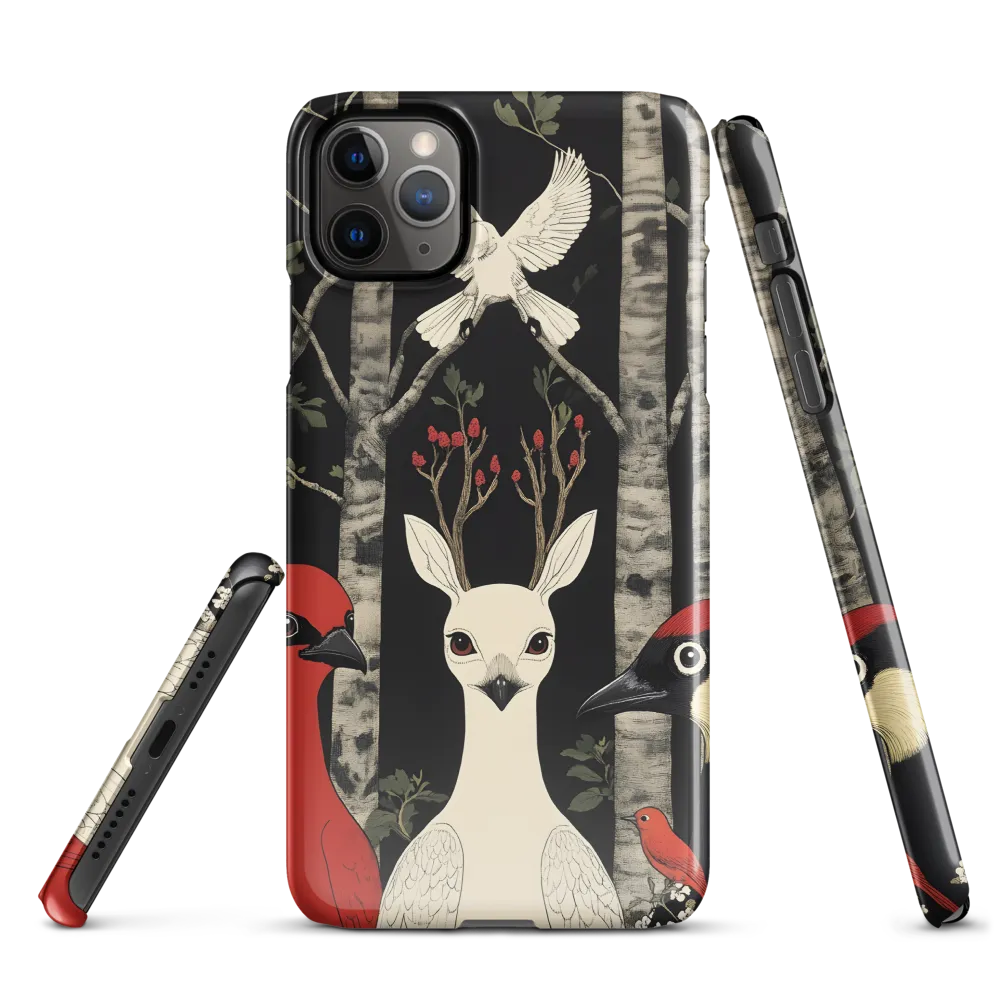 Whimsical Gathering: A Dance of Birds | Phone Case |  11 Pro Max | Snap Case | Glossy