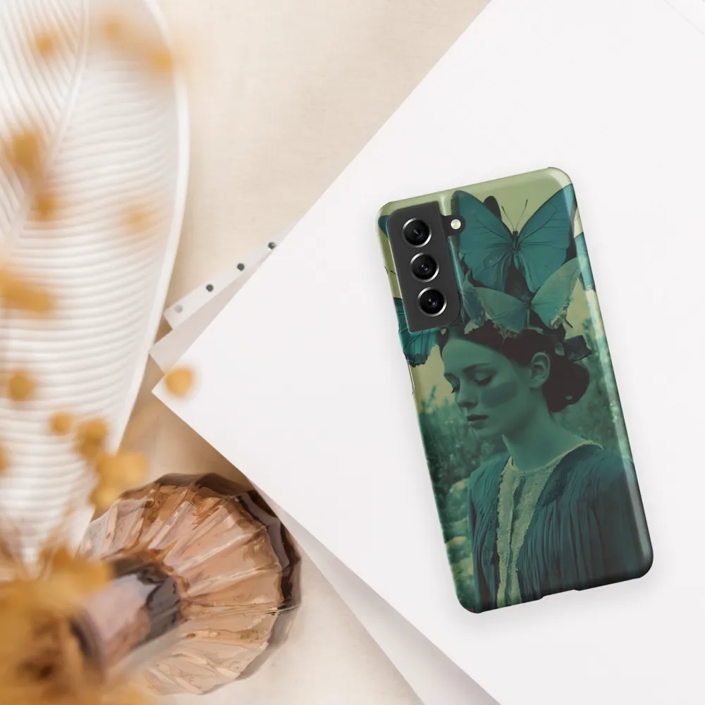 Crown of Teal Butterflies