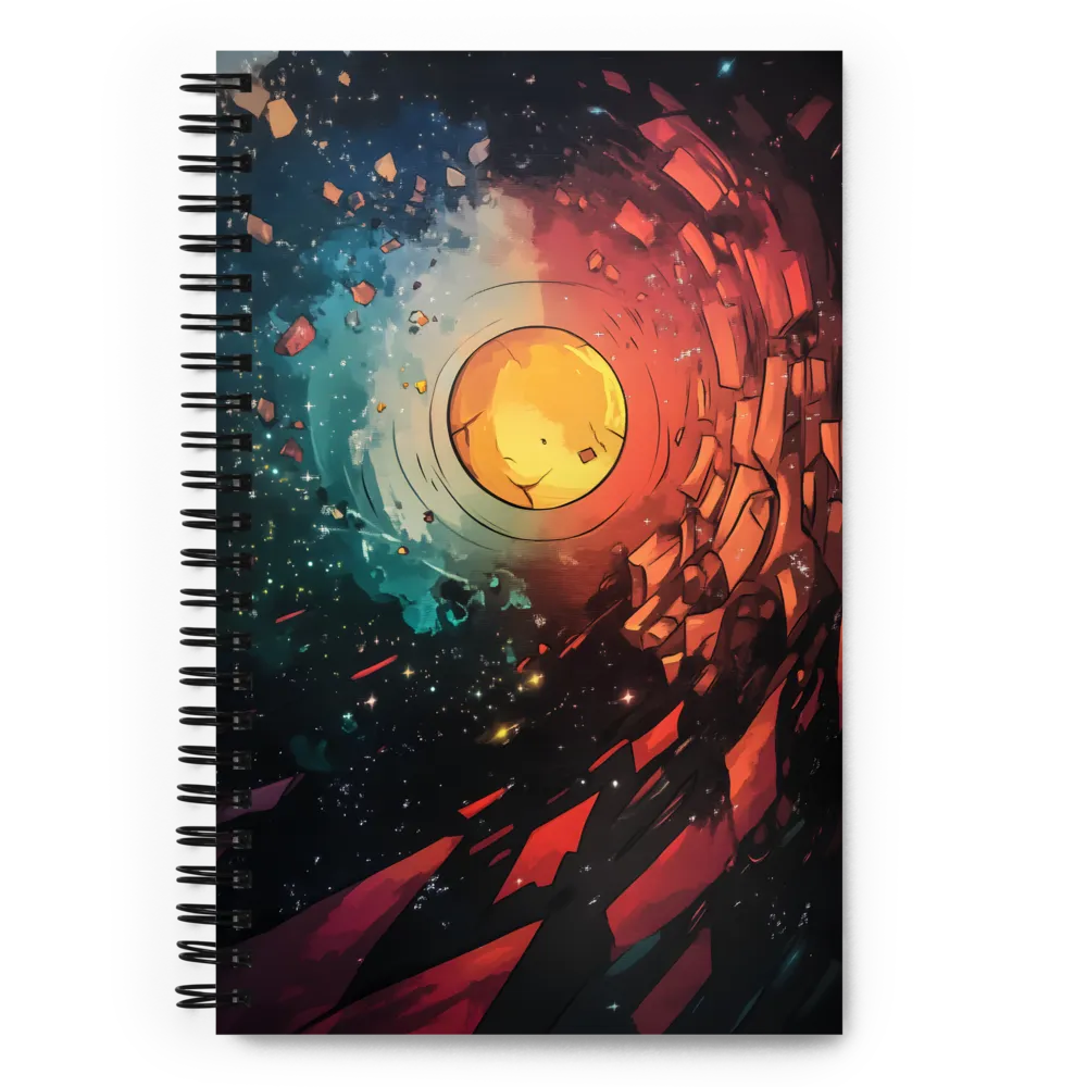 Vortex of the Cosmos | Spiral Notebook