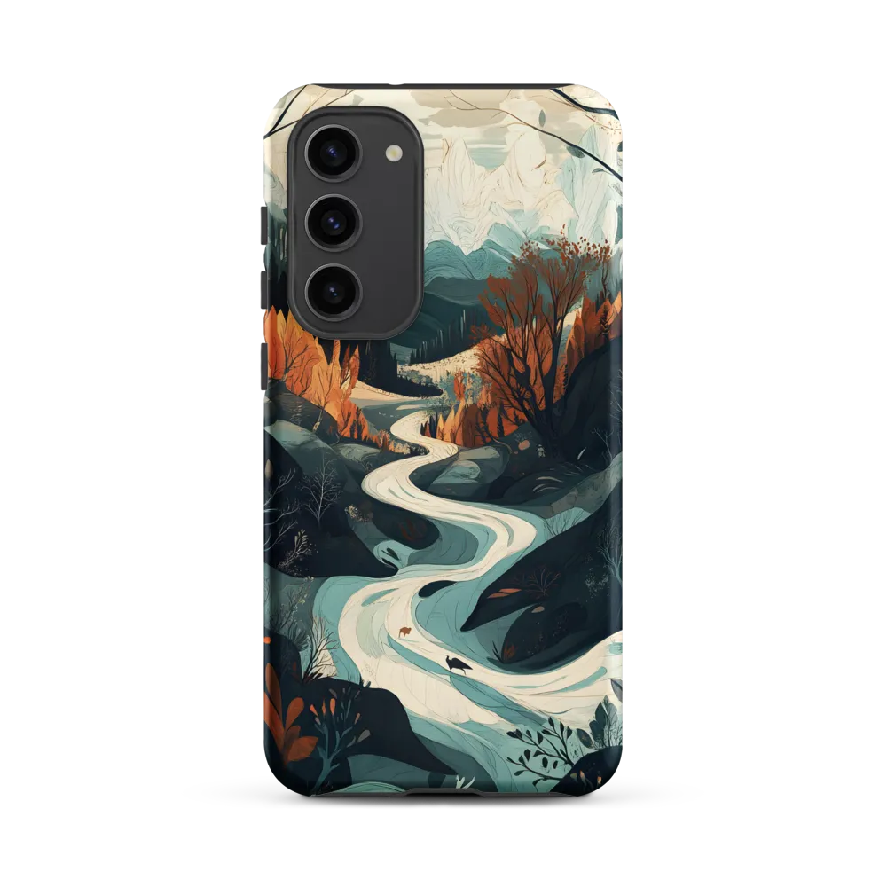 Winding Serenity: A Digital Landscape