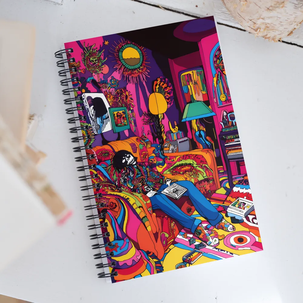 Psychedelic Reverie | Spiral Notebook