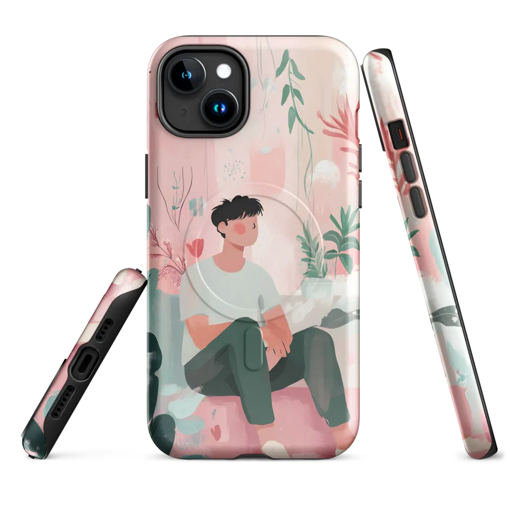 Serenity Among Nature | Phone Case |  15 Plus | MagSafe® Tough Case | Glossy