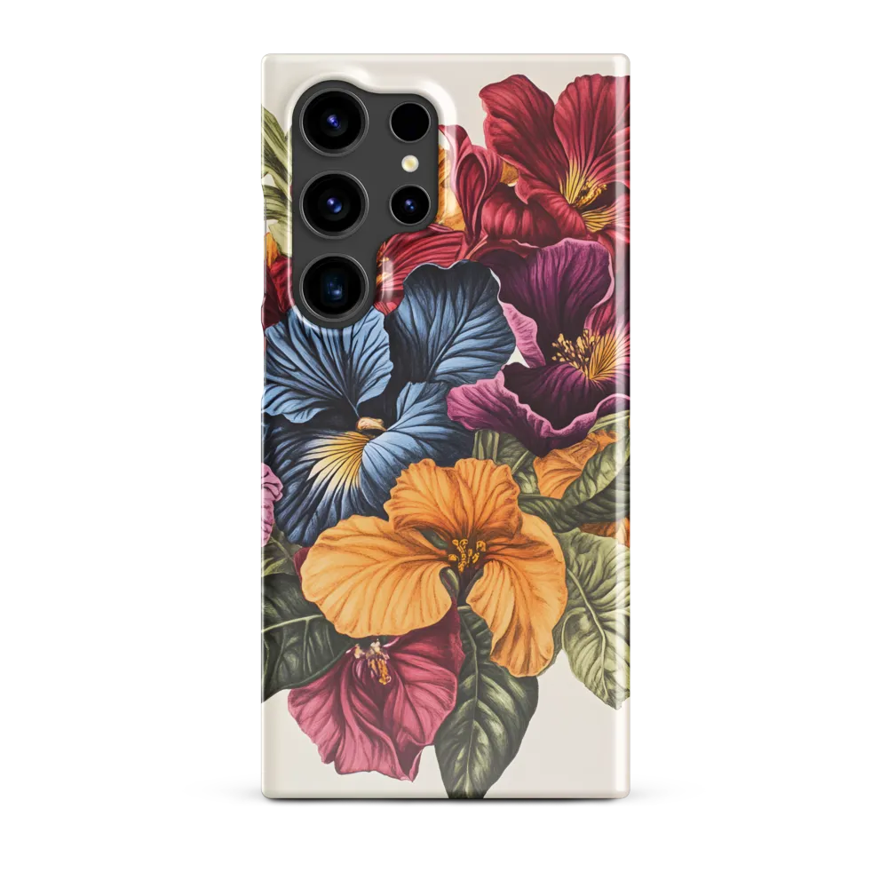 Floral Symphony in Color | Phone Case |  S24 Ultra | Snap Case | Glossy