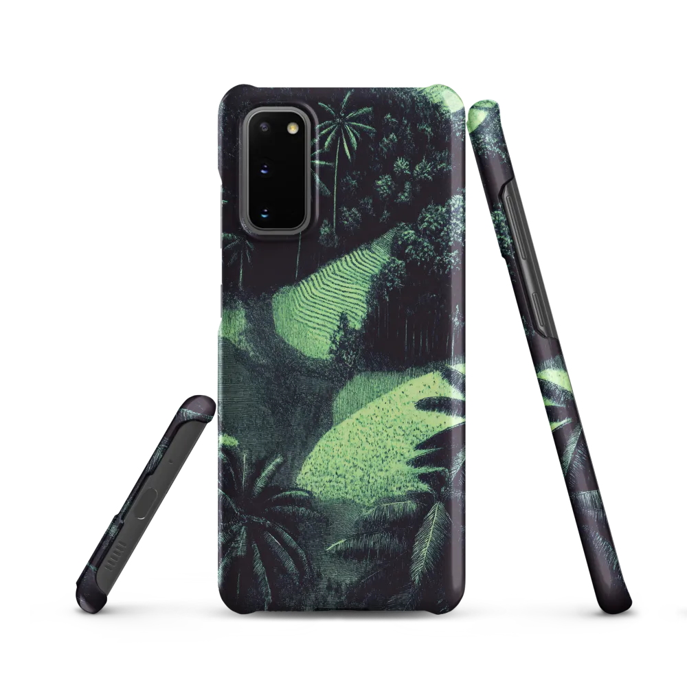 Harmony in Green: A Surreal Landscape
