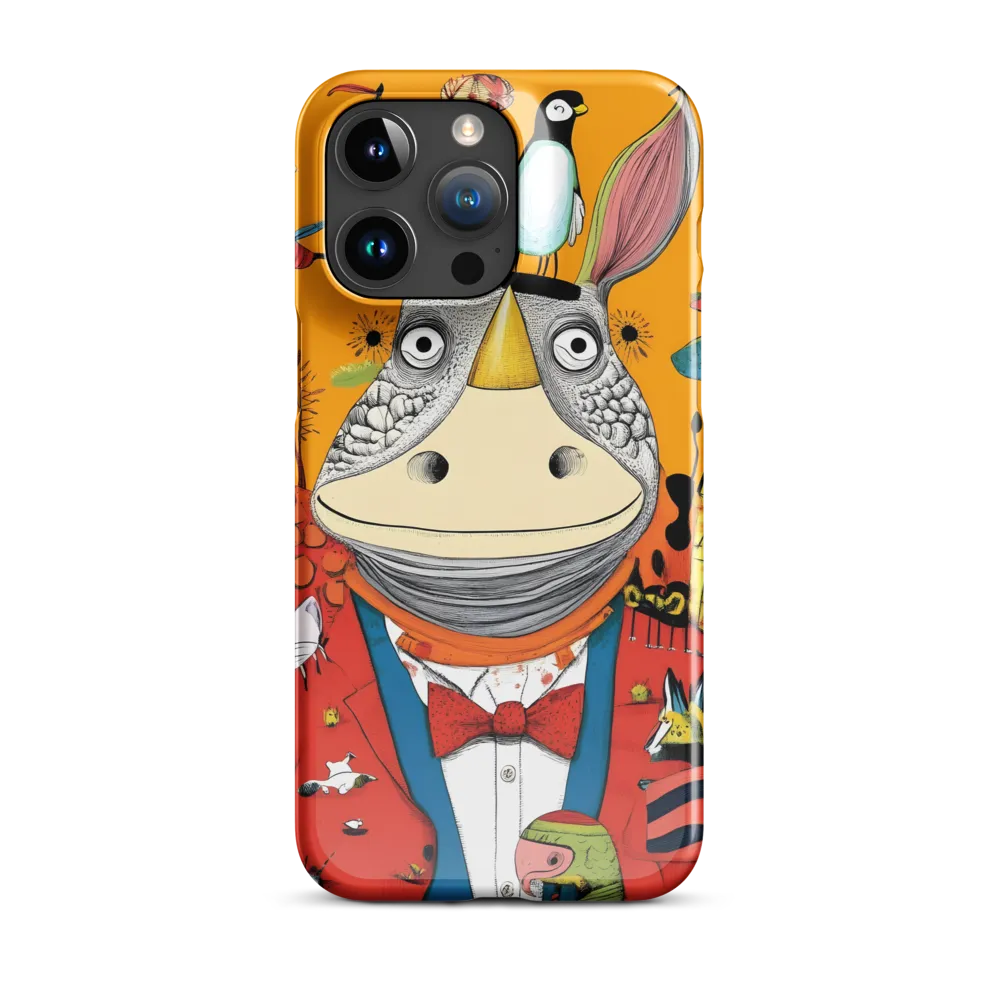 Whimsical Rhinoceros: A Playful Encounter
