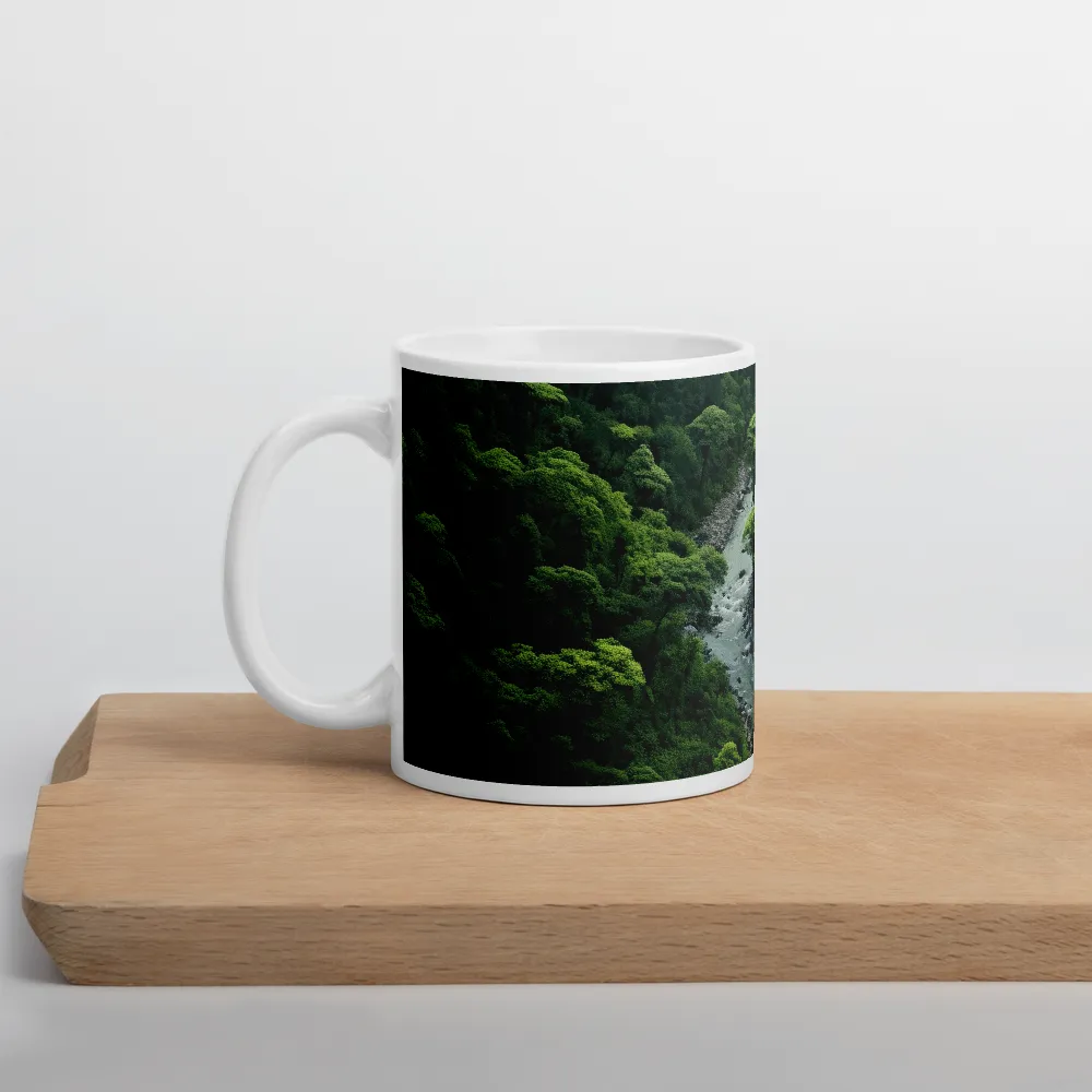 Whispers of the Green River | Mug with White inside | 11 oz