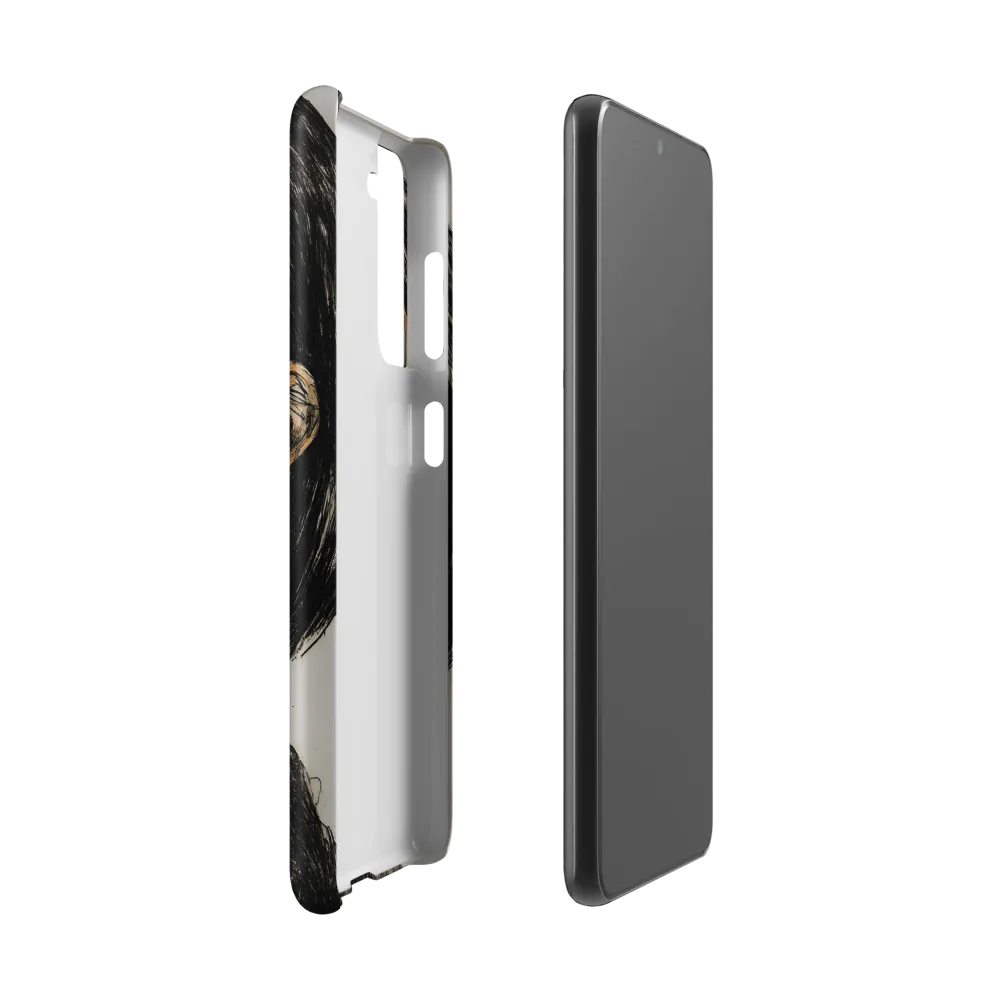 Portrait of Intensity | Phone Case |  S21 | Snap Case | Matte