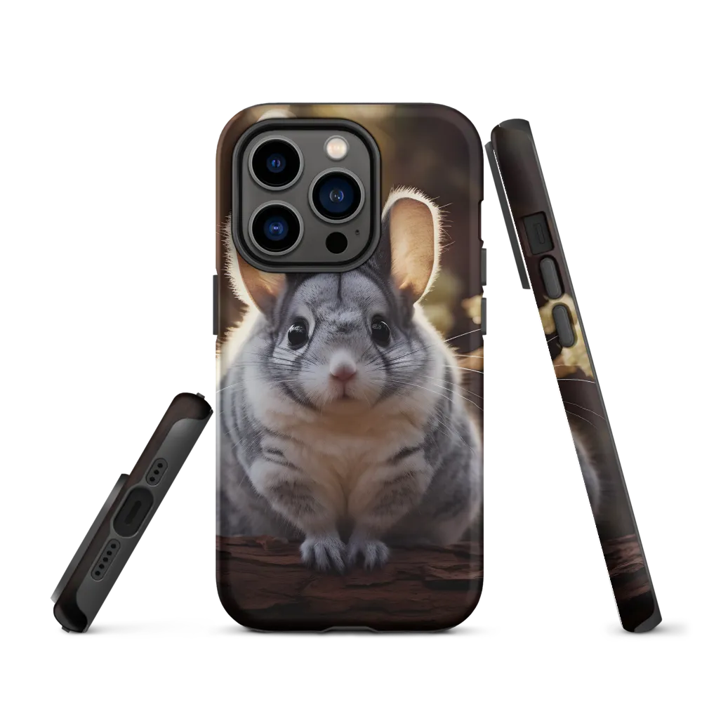 Curious Chinchilla in the Forest
