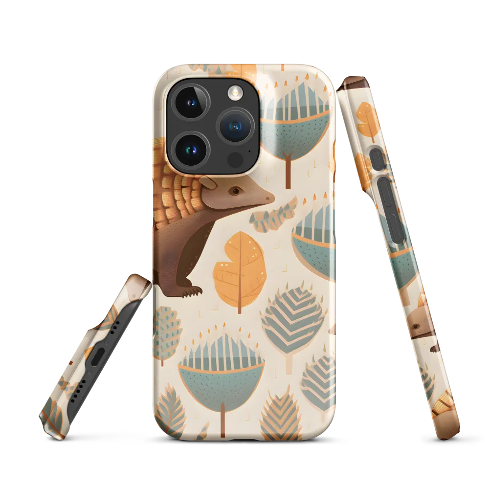 Pangolins in a Whimsical Habitat | Phone Case |  16 Pro | Snap Case | Glossy