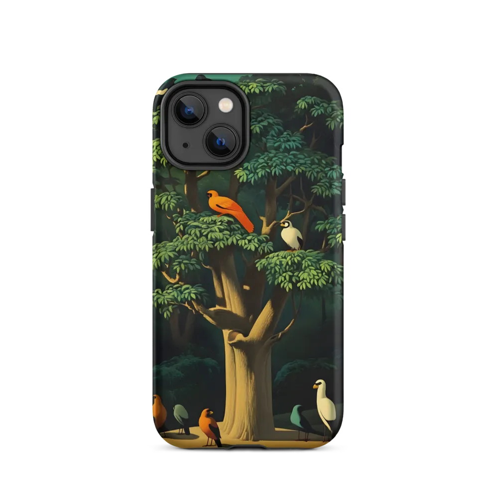 Harmony in Color: A Surreal Bird Symphony