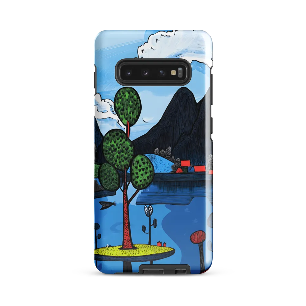 Whimsical Landscapes: A Play of Colors | Phone Case |  S10 Plus | Tough Case | Glossy