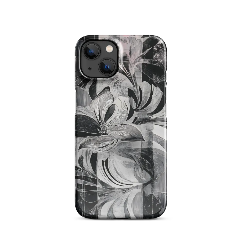 Floral Fusion in Monochrome