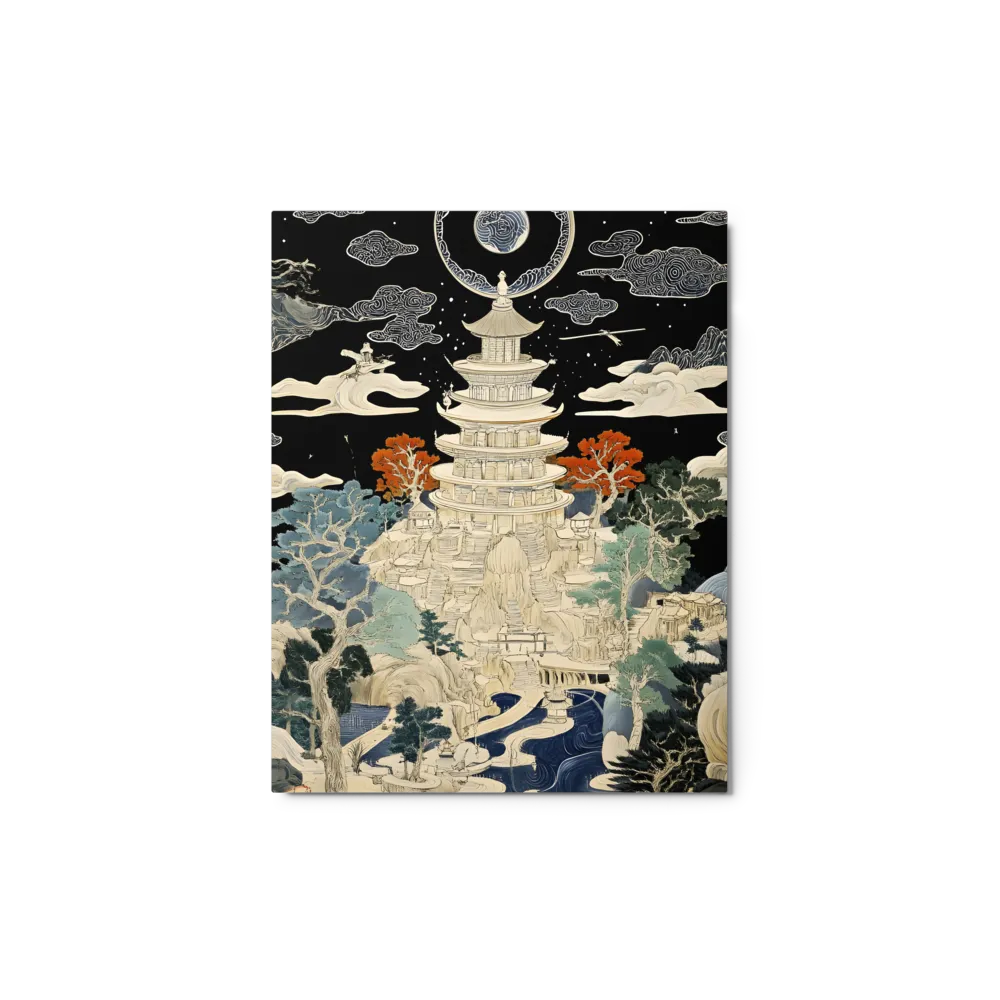 Whispers of the Pagoda | Metal Print | 11″×14″