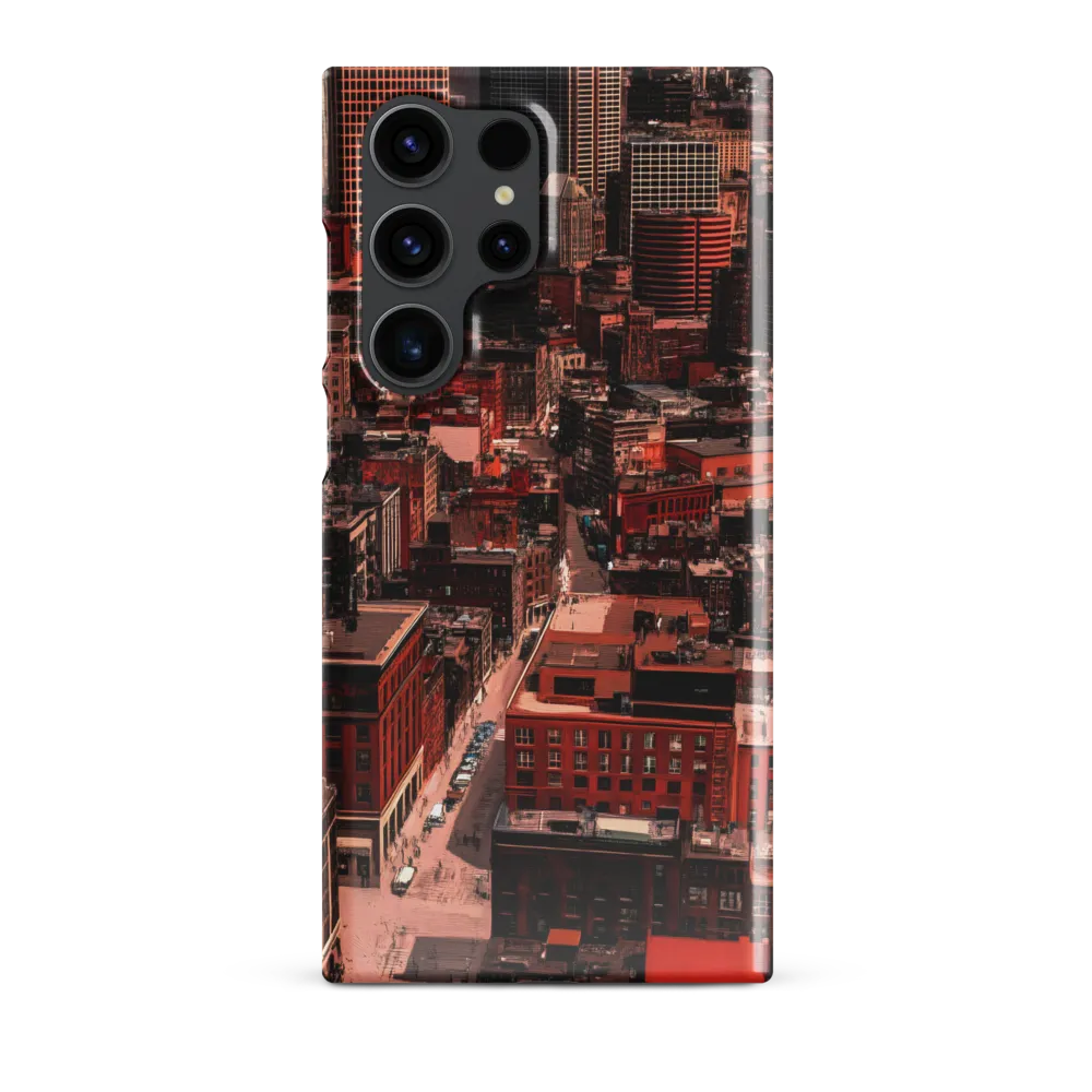 Urban Mosaic: Aerial Perspective | Phone Case |  S23 Ultra | Snap Case | Glossy