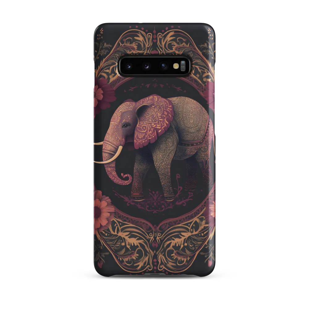 Regal Reverie: The Ornate Elephant | Phone Case |  S10 Plus | Snap Case | Matte